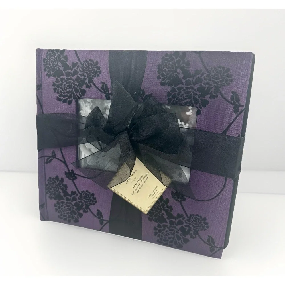 Bella Lux Photo Album By Home Goods‎ Set Of 2 Books 140-4x6 Pictures Gift Set